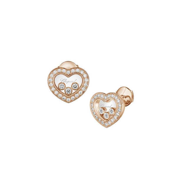 Chopard Happy Diamonds Heart Stud Earrings