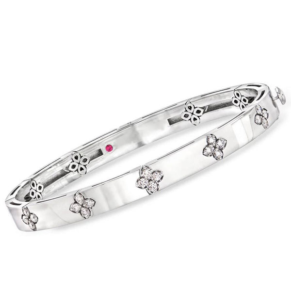 LOVE IN VERONA BANGLE WITH DIAMONDS - Roberto Coin