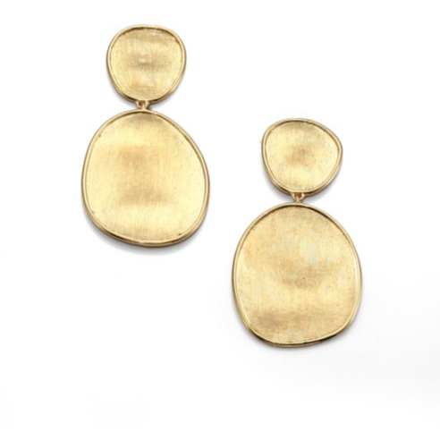 Marco Bicego Lunaria Yellow Gold Drop Earrings / OB1345 / OB1345 Y