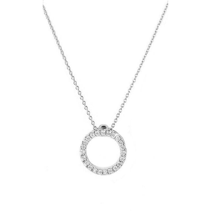 Tiny Treasures Circle Of Life .10ct Necklace