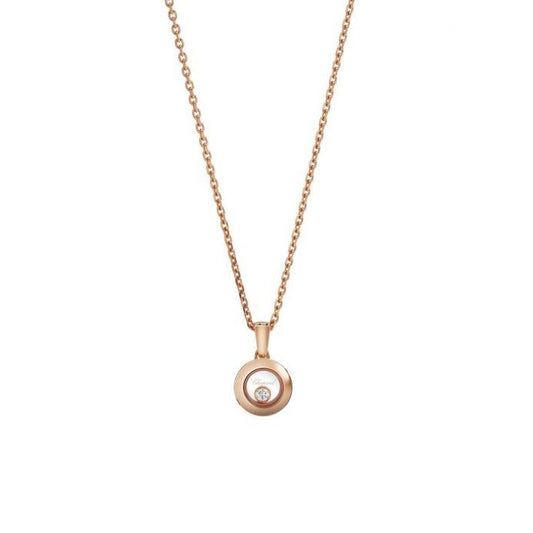 Chopard Rose Gold Round Pendant