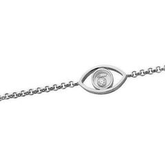 Chopard White Gold Evil Eye Charm Bracelet 857863 1001