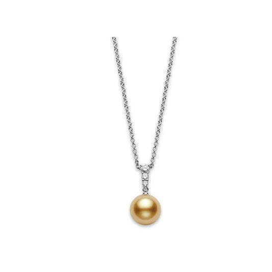 Mikimoto Morning Dew Golden Pearl Pendant